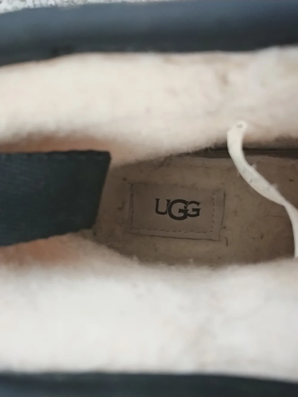 UGG Women's Short Waterproof Rain Boots in Chestnut and Black Trim